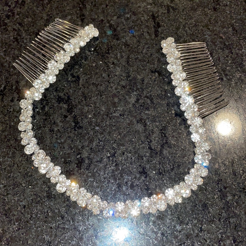 Bling hairpiece/headpiece by Fashionary Design